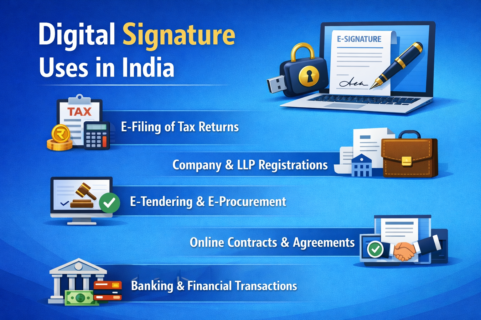 How to Use Digital Signature for GST Registration and Filing